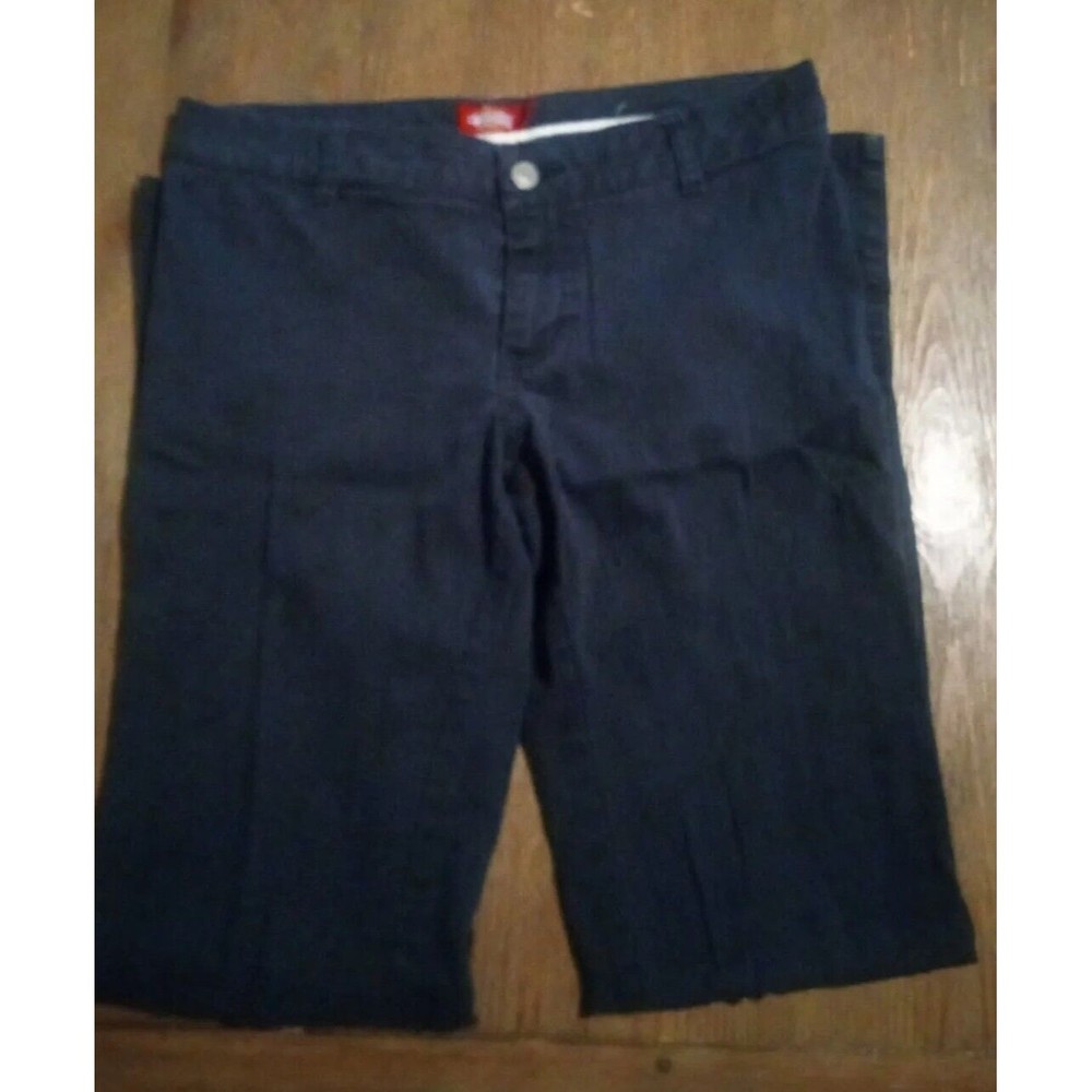 Jrs Dickies Blue Flare Leg Pants Size 5